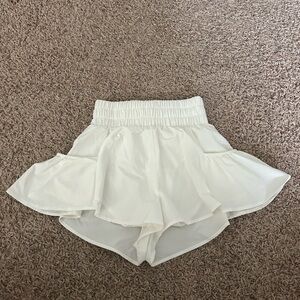 White Athletic Shorts